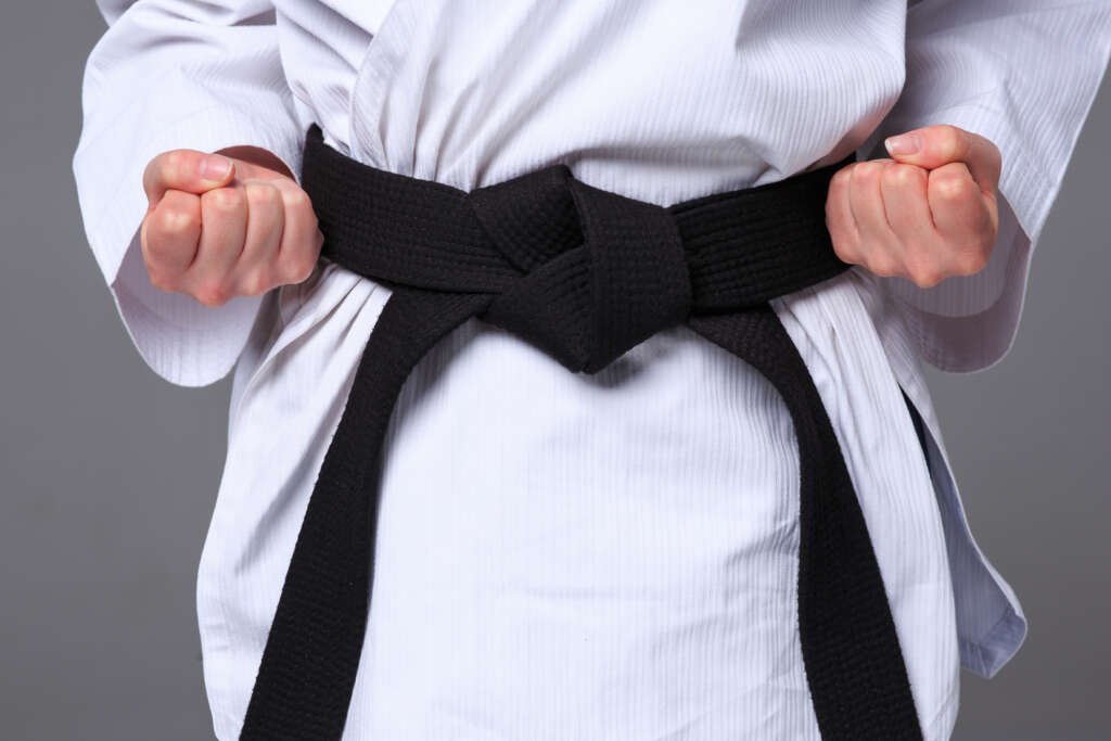 Black belt uniform