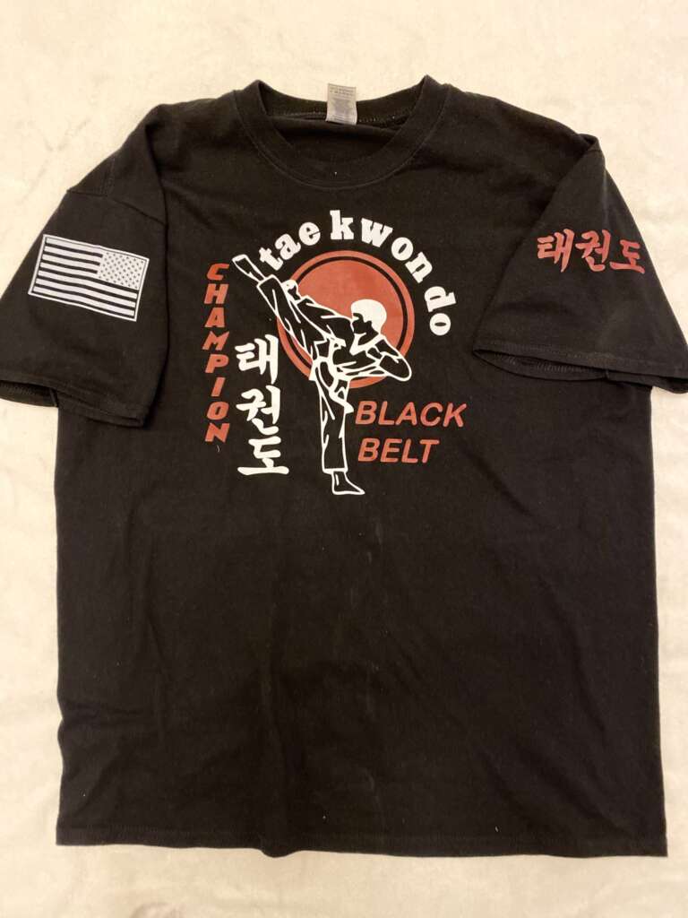 Champion Black Belt uniform t-shirt